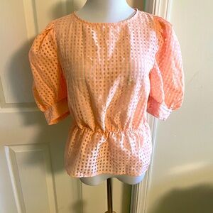 Summery Topshop puffed sleeved blouse